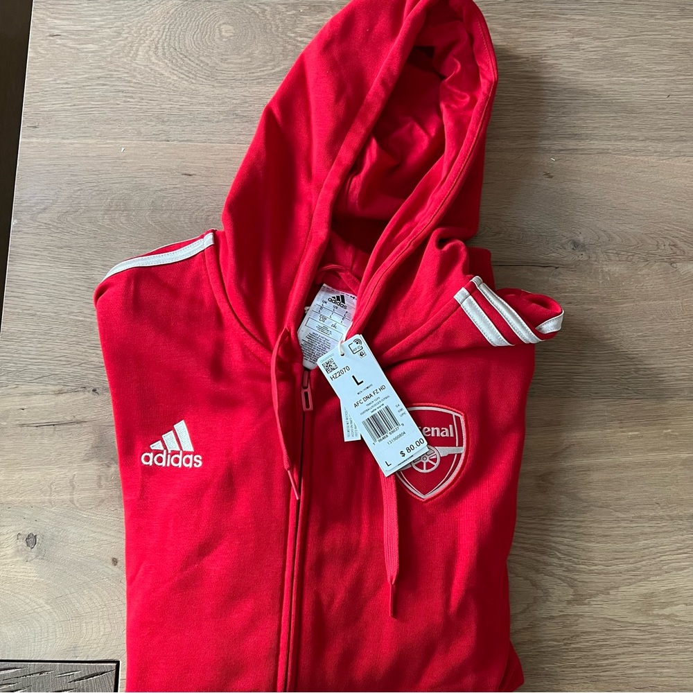 Arsenal Adidas Hoodie NWT